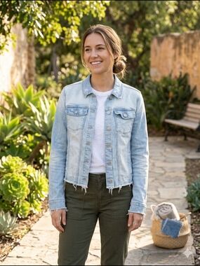 Distressed Denim Jacket